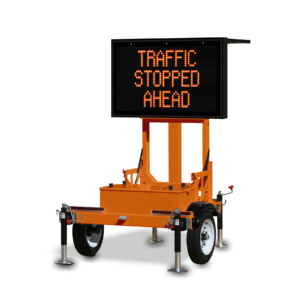 VCalm®TS-4x2 Small Trailer with VCalm®ITS 4x2 Sign (Orange)