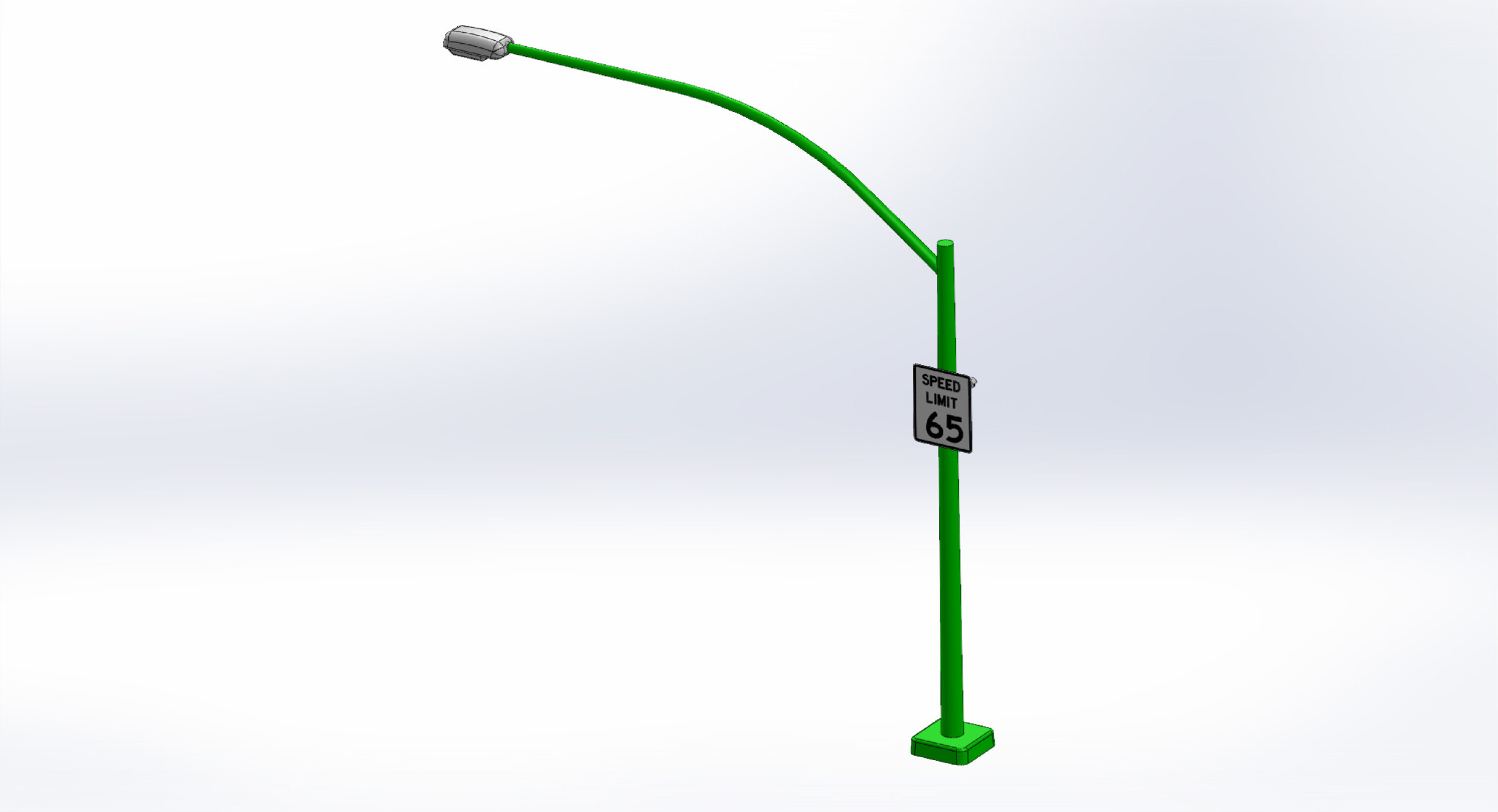 VCalm® Rekor Edge Max Mounted on Existing Pole