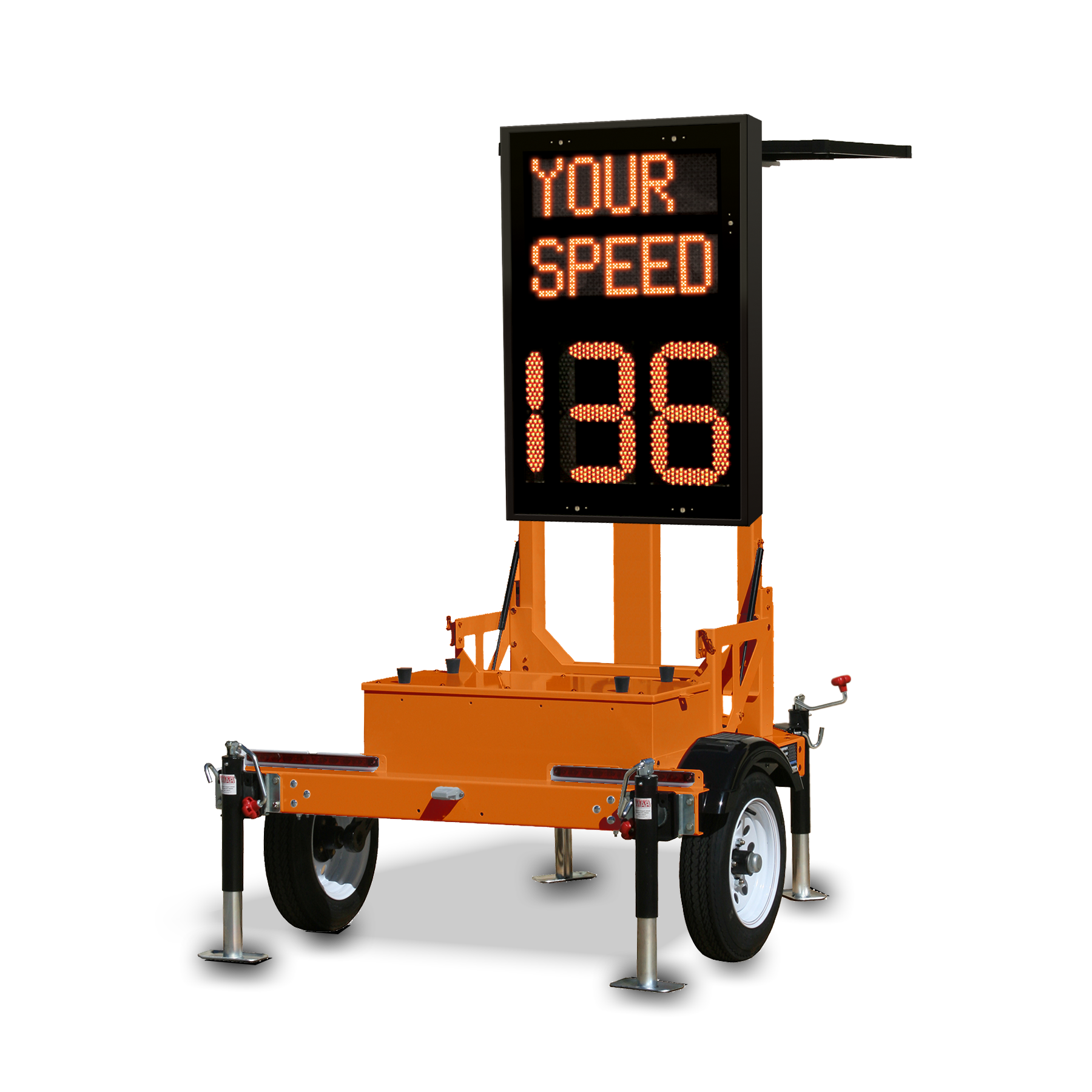 VCalm®TS-KVMS Small Trailer with VCalm®KVMS Traffic Calming Sign