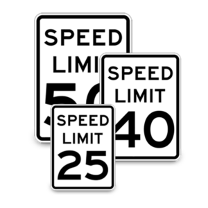 Speed Limit Sign, R2-1